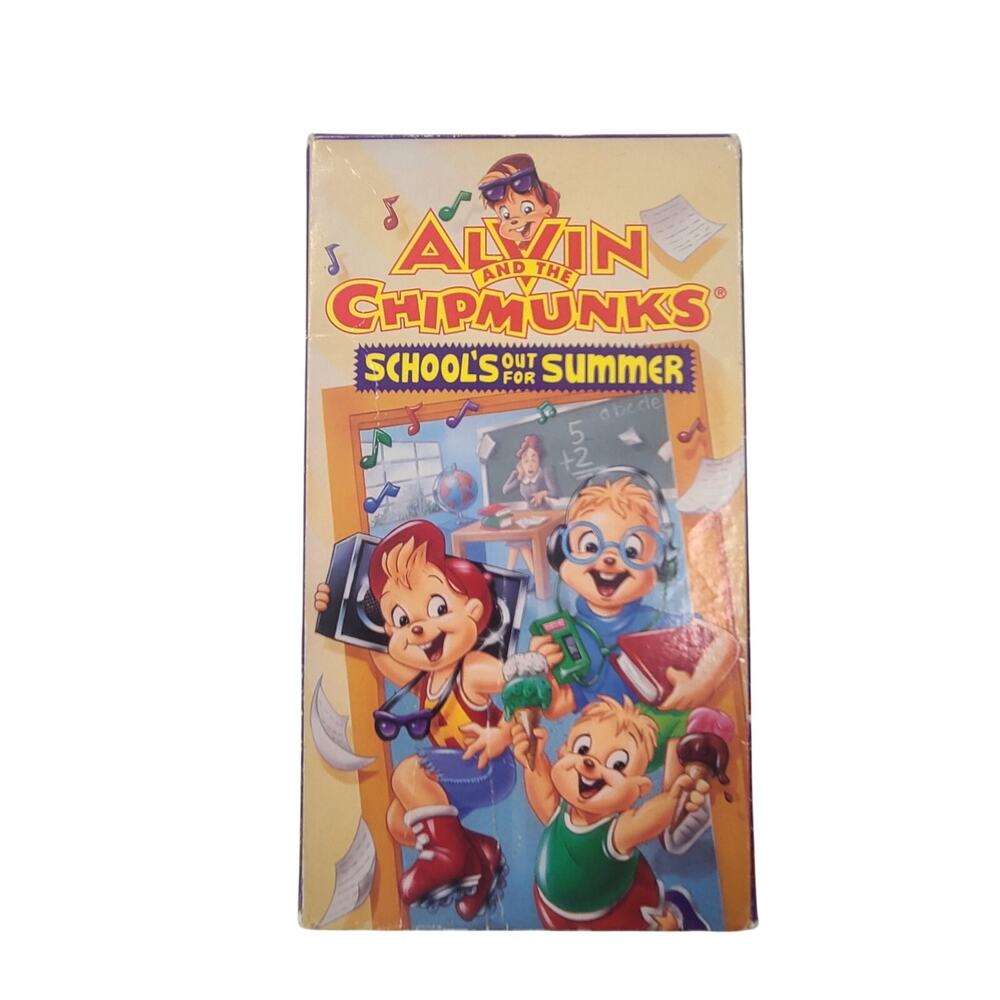 Disney-Alvin and the Chipmunks: Schools out for Summer VHS TESTED